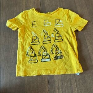 Yellow Kids Construction Graphic Tee